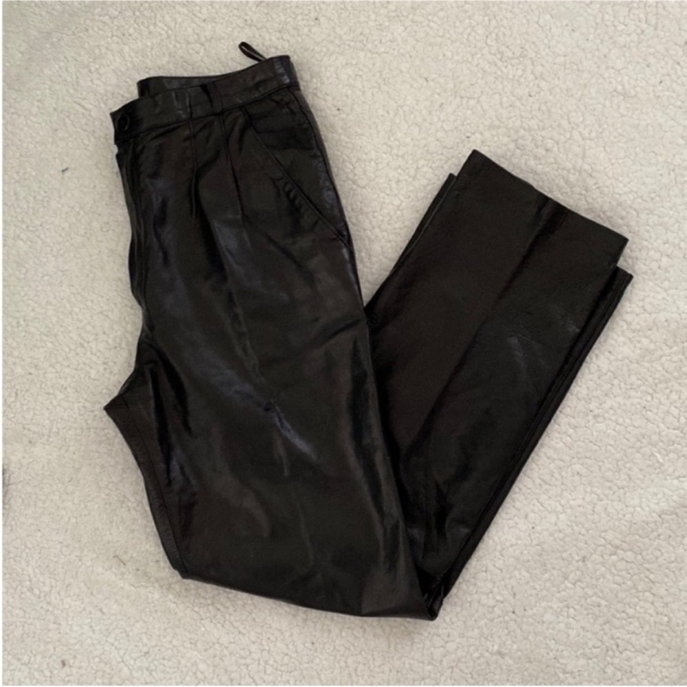 Vintage 90s Verducci Leather Pants